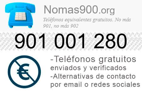 Teléfono 901001280