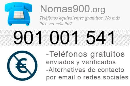 Teléfono 901001541