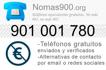 Teléfono 901001780