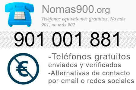 Teléfono 901001881