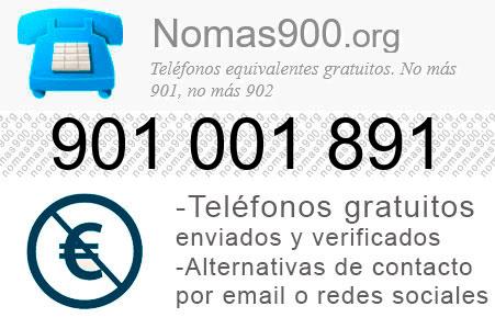 Teléfono 901001891