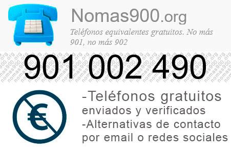 Teléfono 901002490