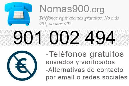 Teléfono 901002494