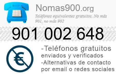 Teléfono 901002648