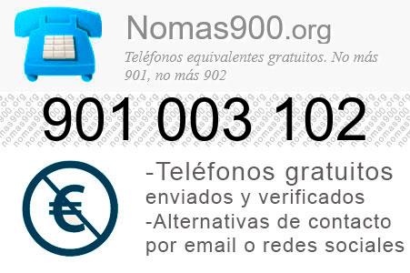 Teléfono 901003102