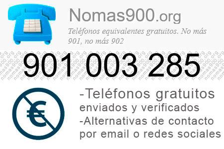 Teléfono 901003285