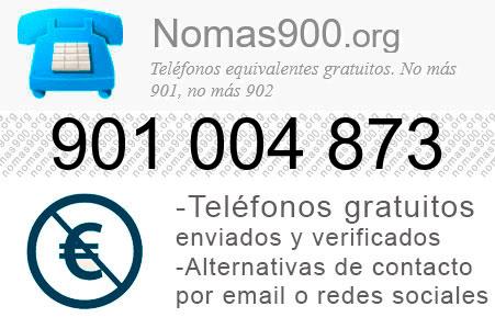 Teléfono 901004873