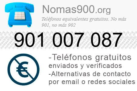 Teléfono 901007087
