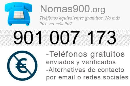 Teléfono 901007173