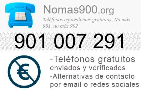 Teléfono 901007291