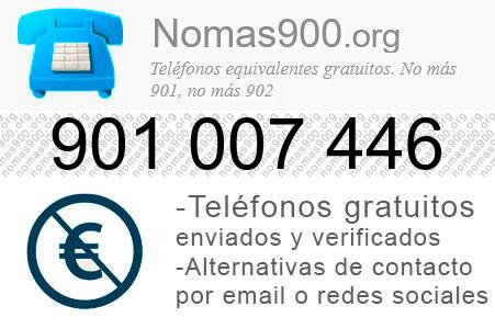 Teléfono 901007446