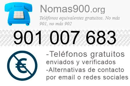 Teléfono 901007683