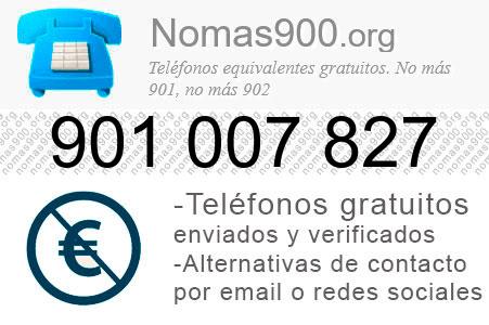 Teléfono 901007827