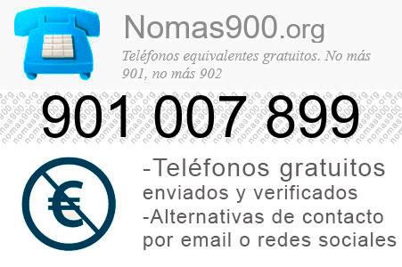 Teléfono 901007899