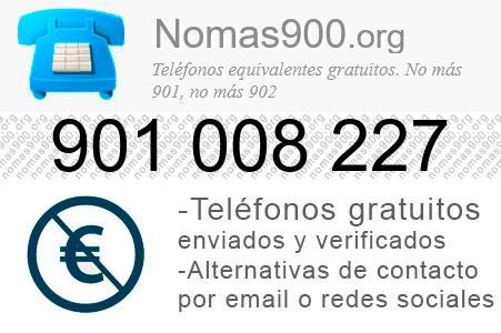 Teléfono 901008227