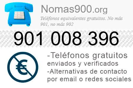 Teléfono 901008396