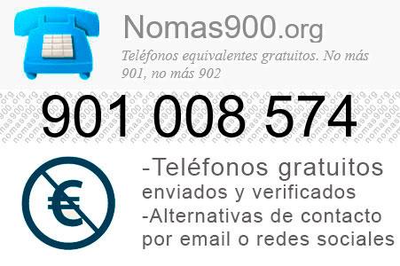 Teléfono 901008574