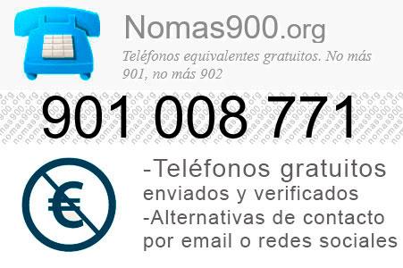 Teléfono 901008771