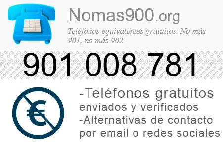 Teléfono 901008781
