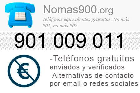 Teléfono 901009011