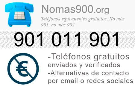 Teléfono 901011901