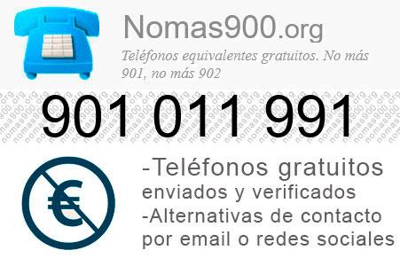 Teléfono 901011991