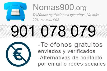 Teléfono 901078079