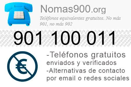 Teléfono 901100011