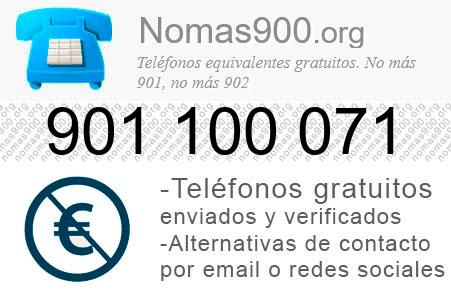 Teléfono 901100071