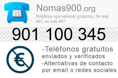 Teléfono 901100345