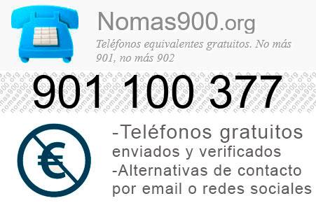 Teléfono 901100377