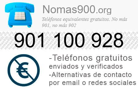 Teléfono 901100928