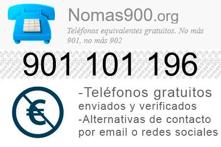 Teléfono 901101196