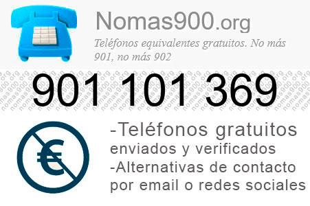 Teléfono 901101369
