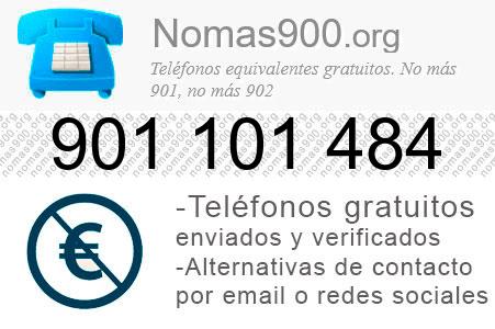 Teléfono 901101484