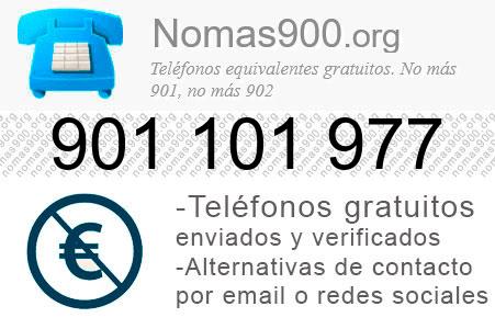 Teléfono 901101977