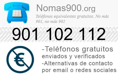 Teléfono 901102112