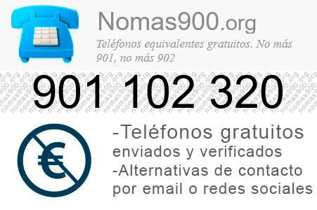 Teléfono 901102320