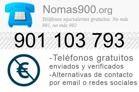 Teléfono 901103793