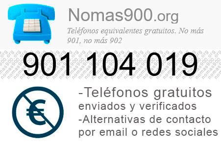 Teléfono 901104019