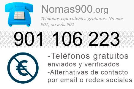 Teléfono 901106223
