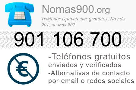 Teléfono 901106700