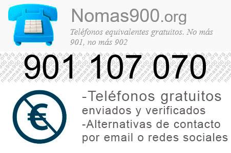 Teléfono 901107070