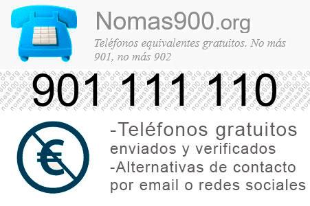 Teléfono 901111110