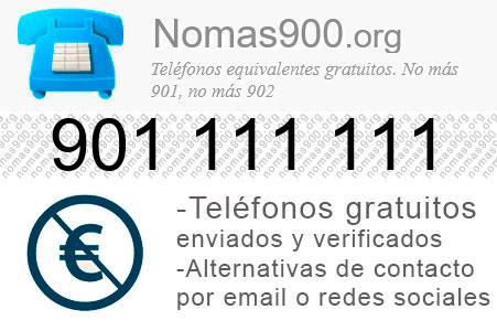 Teléfono 901111111