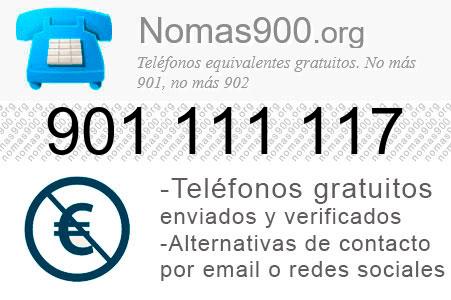 Teléfono 901111117