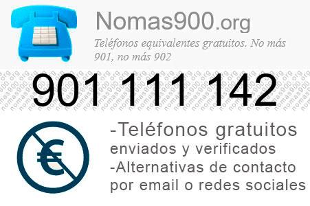 Teléfono 901111142