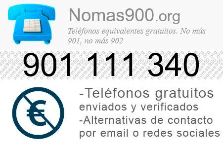 Teléfono 901111340