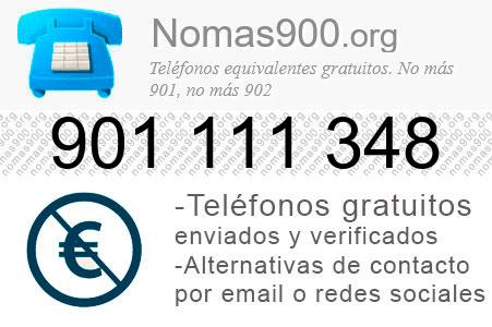 Teléfono 901111348
