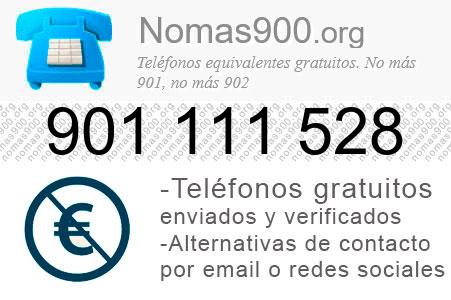 Teléfono 901111528